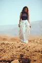 pleated satin SKIRT.webp