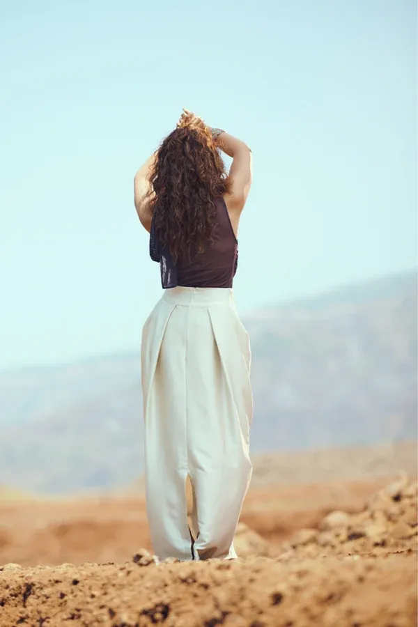 pleated satin SKIRT 2.webp