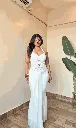 Halter Neck Metallic Decor Dress.webp