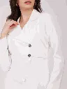 A-line Jacket Dress - White 2.webp