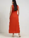 A-Line Maxi Dress - Rust 3.webp