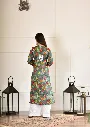 MULTI COLOR Chikankari Mulmul Straight Kurta BACK.webp