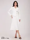 A-line Jacket Dress - White